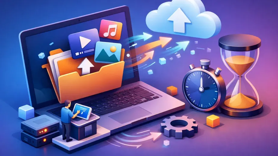 How to Upload Large Media Without Wasting Time