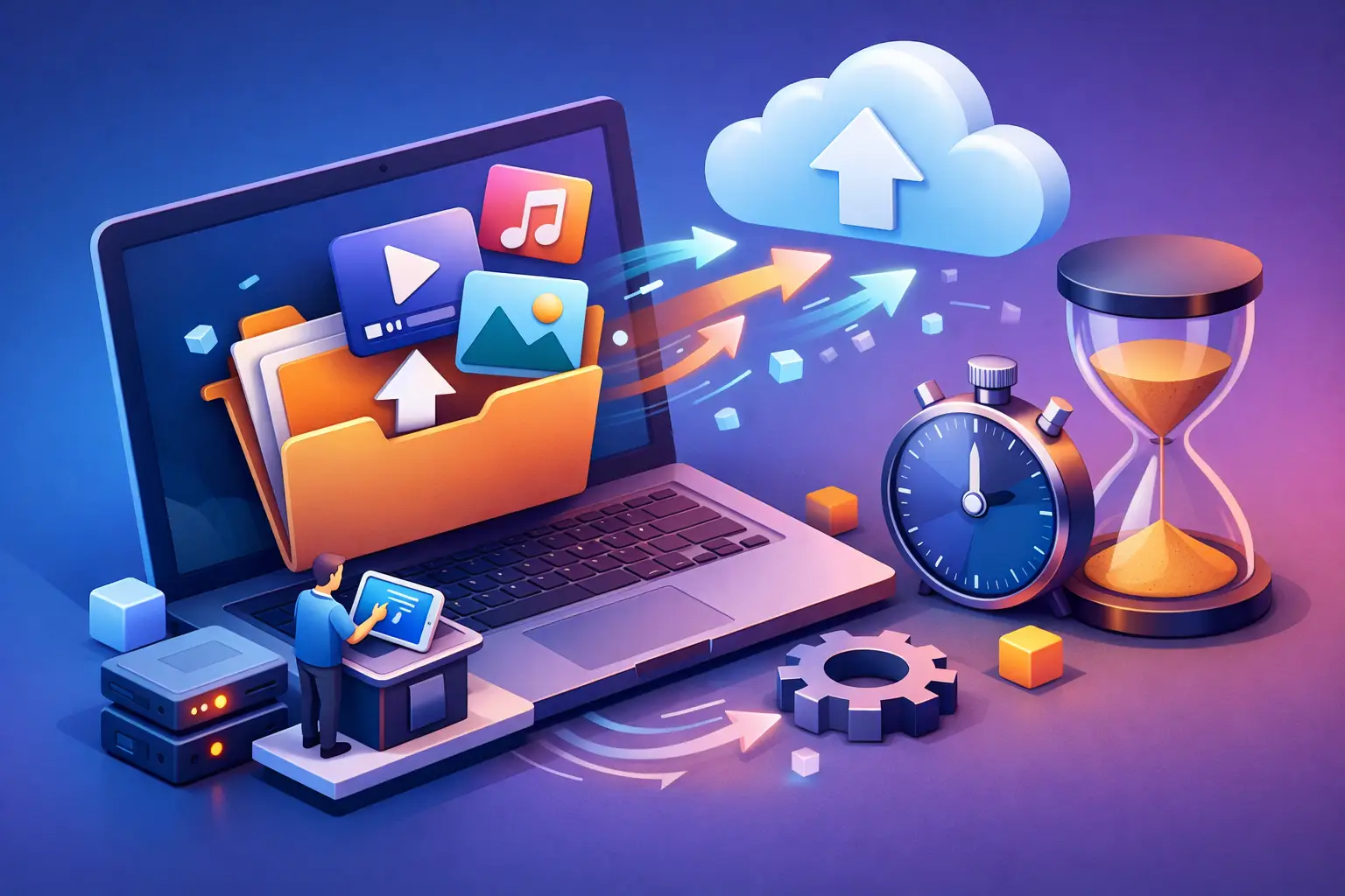 How to Upload Large Media Without Wasting Time